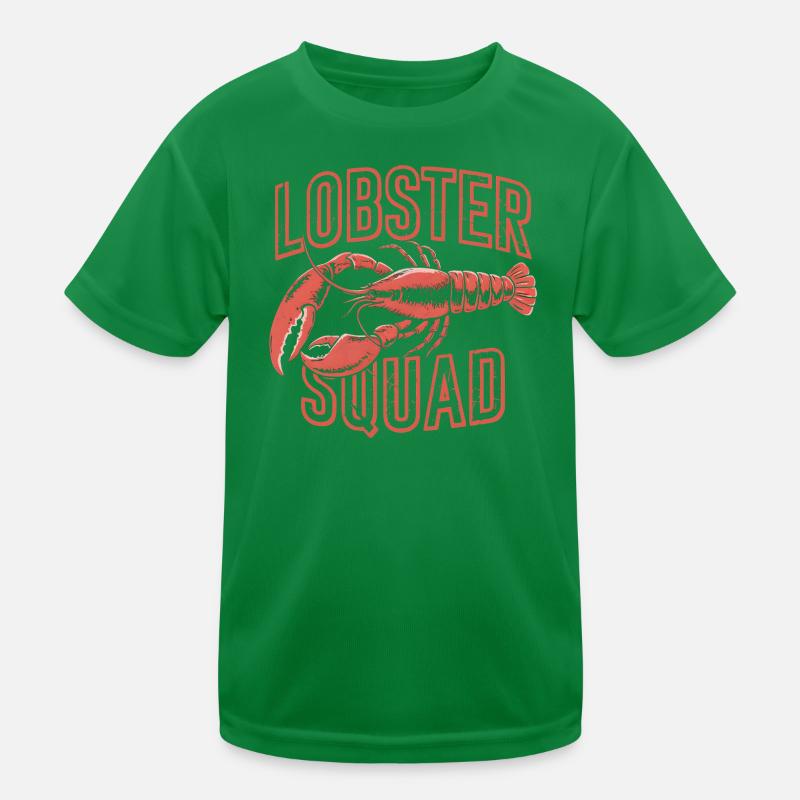 Lobster Squad Vintage Seafood Team Kinder Funktions-T-Shirt