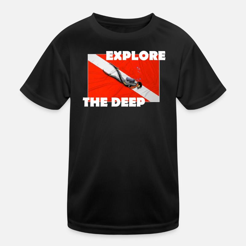 EXPLORE THE DEEP Kids Functional T-Shirt