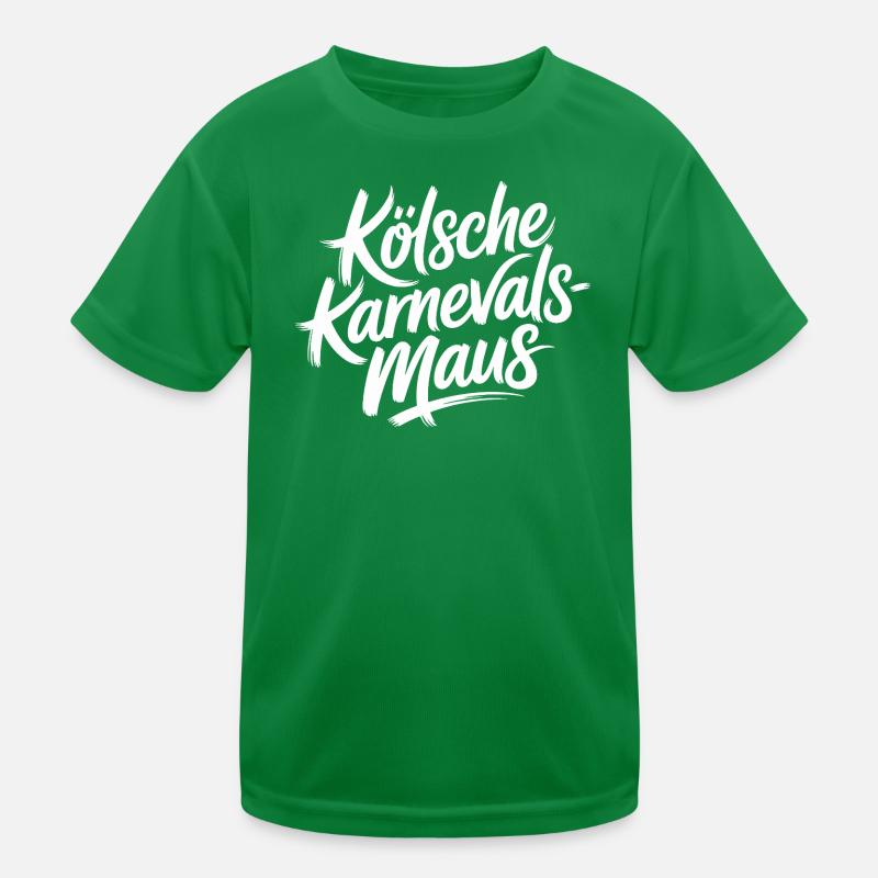 Kölsche Karnevalsmaus Karneval Köln Kölner Maus Kinder Funktions-T-Shirt