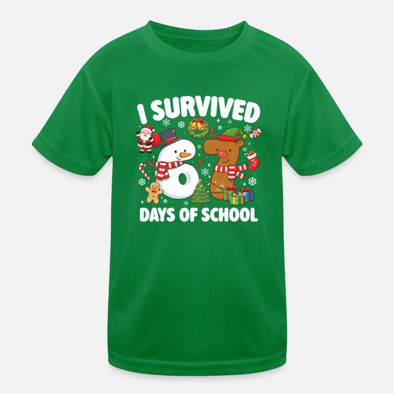 67 Tage Schule Meme überlebte den lustigen Trend Kinder Funktions-T-Shirt