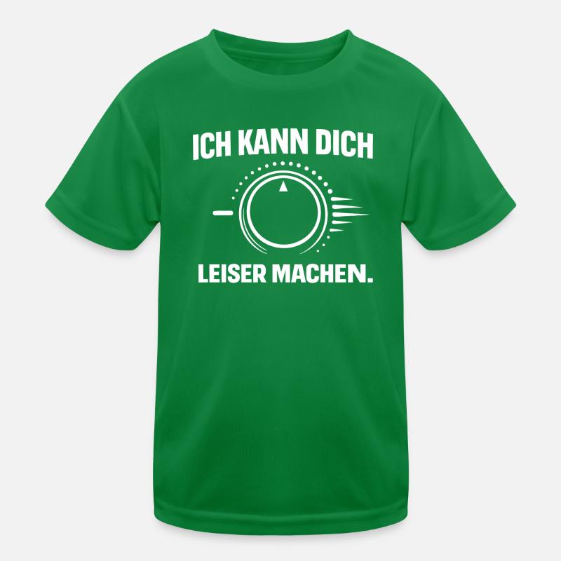 Hearing aid – I can make you quieter Kids Functional T-Shirt