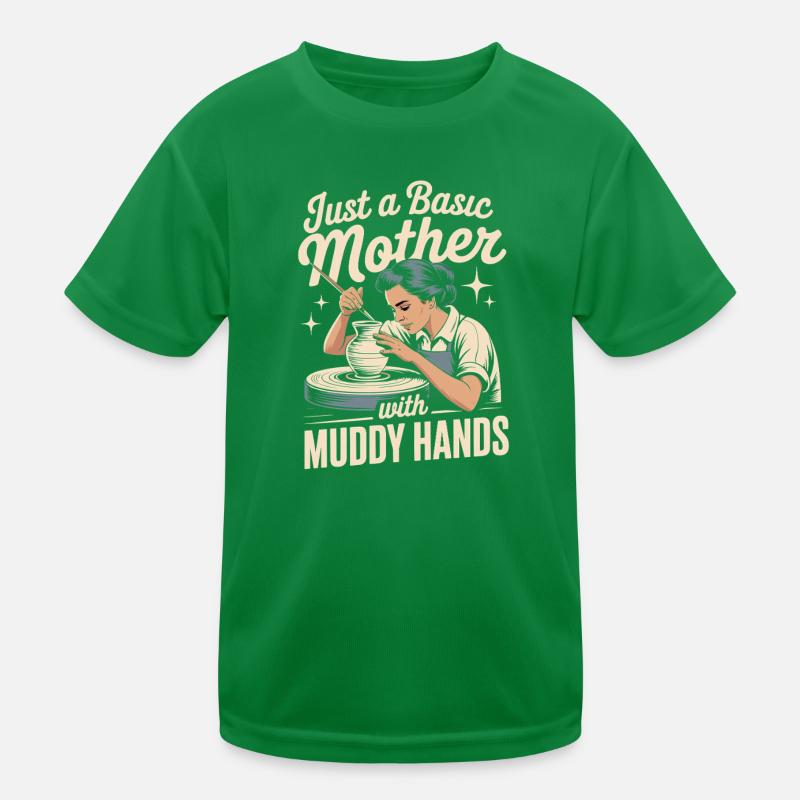 Töpfern Pottery Studio Keramik Liebe Kinder Funktions-T-Shirt