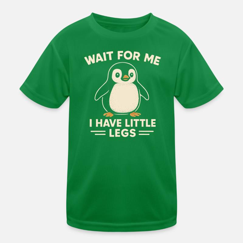 Pinguin Spruch Humor Meme Lustig Geschenkidee Kinder Funktions-T-Shirt