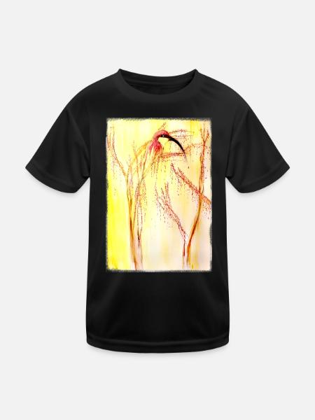 guêpier - T-shirt sport Enfant - noir - Devant