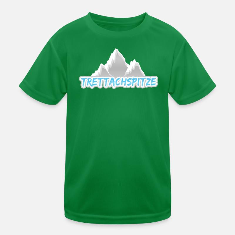 Trettachspitze als Berg Kinder Funktions-T-Shirt