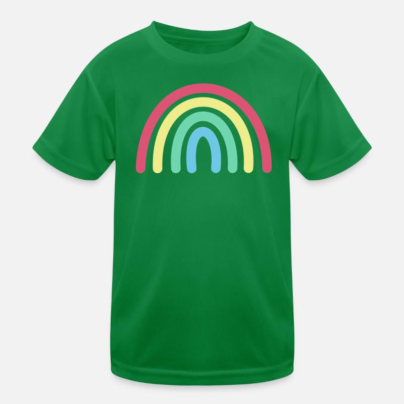 Arc-en-ciel T-shirt sport Enfant