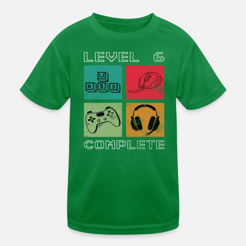 Level 6 Unlocked Kids Functional T-Shirt