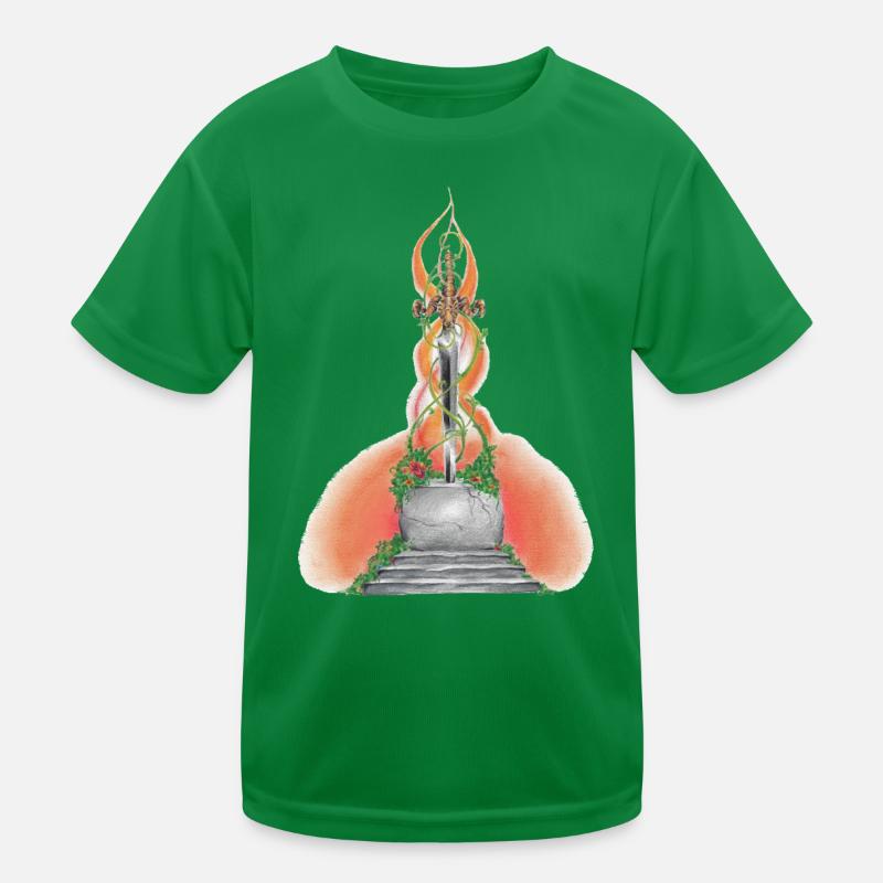 01. Âme de guerrier T-shirt sport Enfant