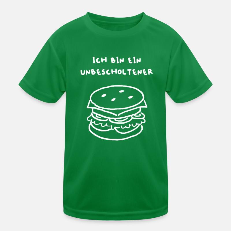Burger Hamburger Cheeseburger cool Citation Office Humour T-shirt sport Enfant