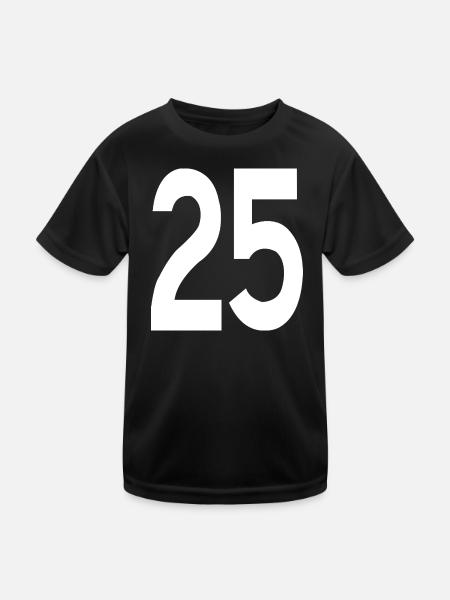Débuts amicaux 25 - T-shirt sport Enfant - noir - Devant