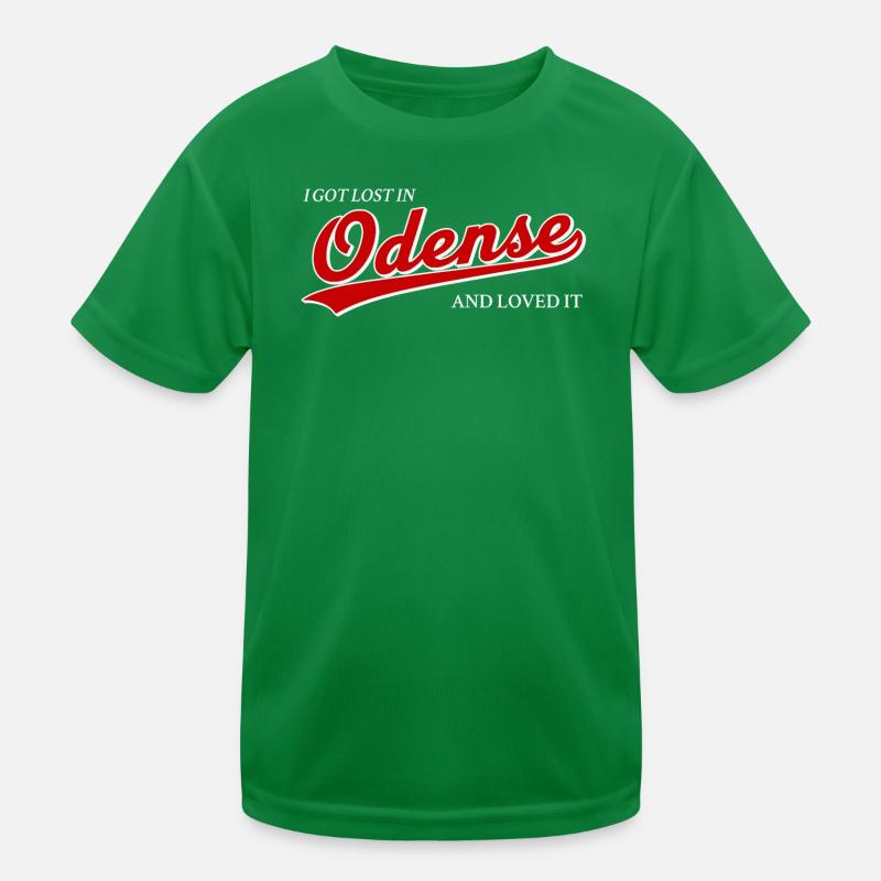 Je me suis perdu à Odense et j’ai adoré - Voyage au Danemark T-shirt sport Enfant