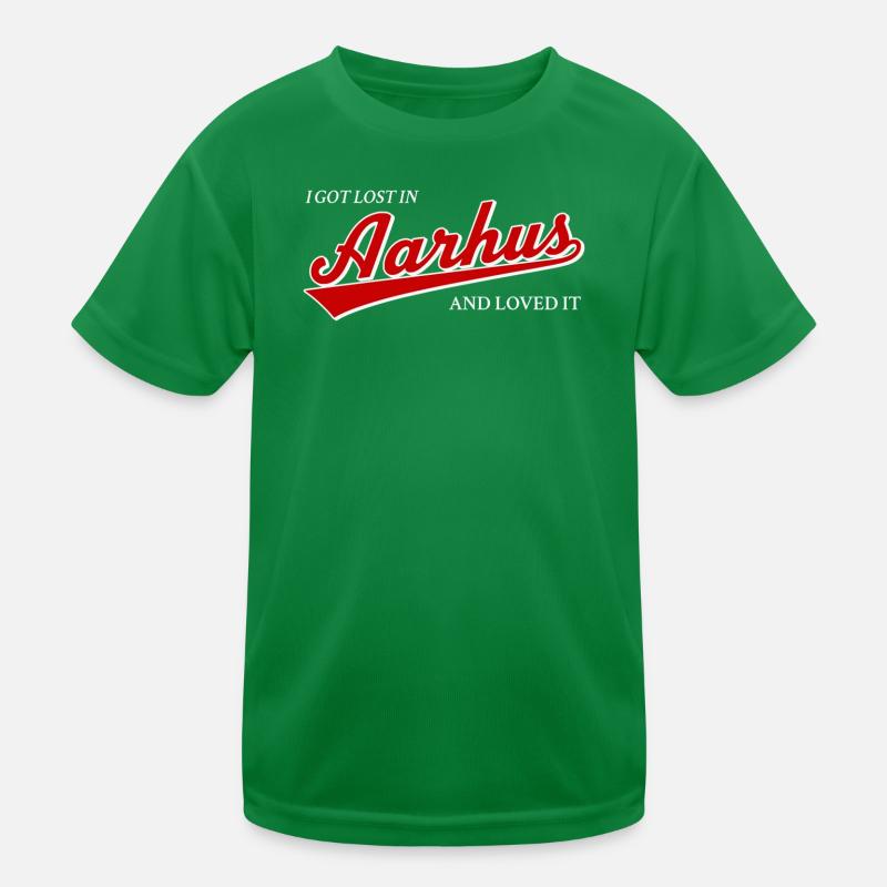 I Got Lost In Aarhus And Loved It - Travel Denmark Kids Functional T-Shirt