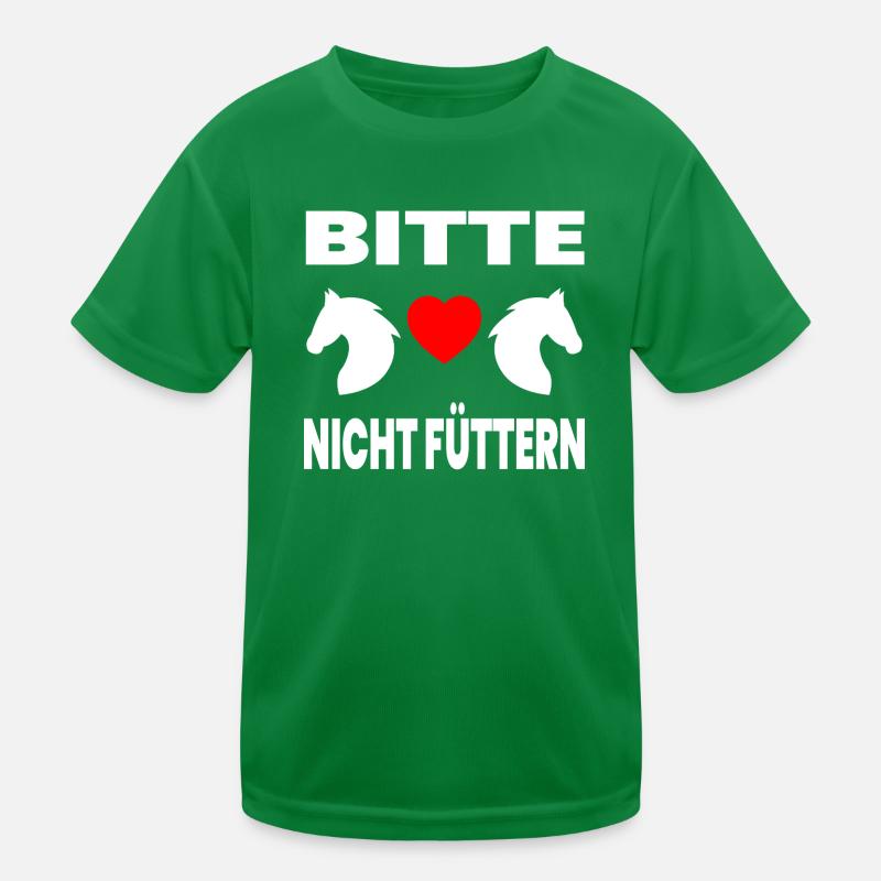 Pferde Kinder Funktions-T-Shirt