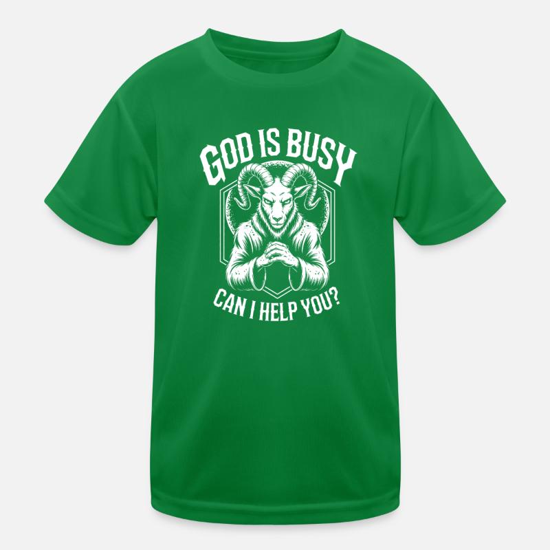 Chèvre Divine Occupée T-shirt sport Enfant