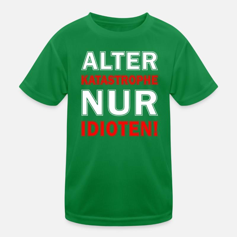 Just Idiot Design Kids Functional T-Shirt