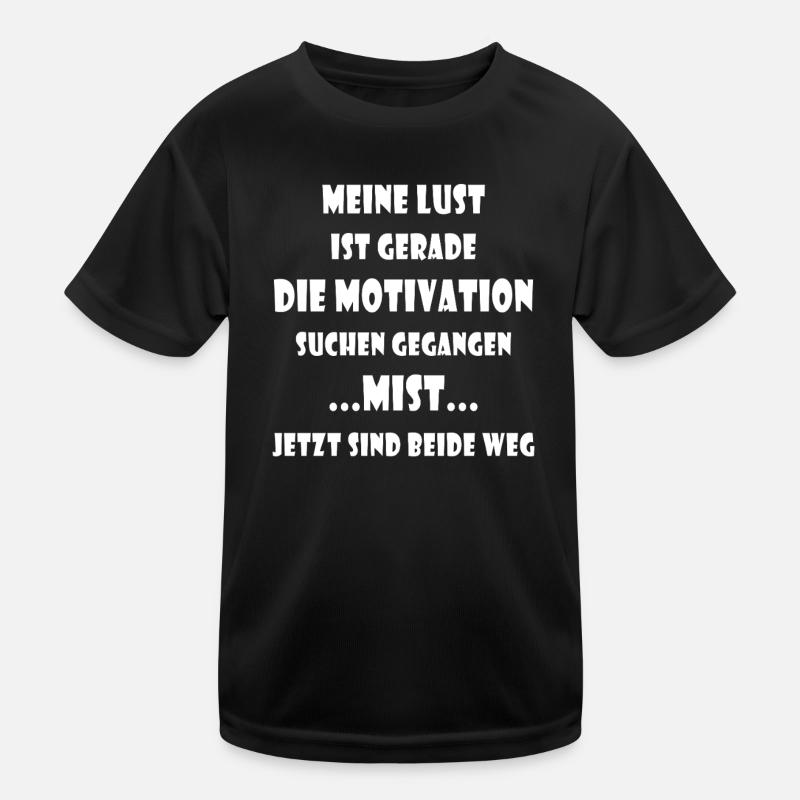 Motivation Kinder Funktions-T-Shirt