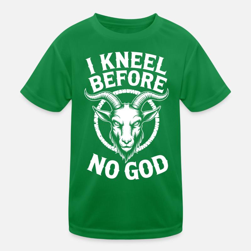 Emblème de la chèvre pas de Dieu T-shirt sport Enfant