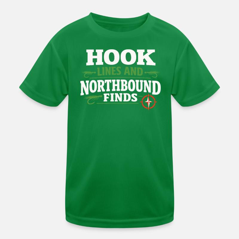 La pêche à la mouche dans les eaux du Nord – T-shirt sport Enfant