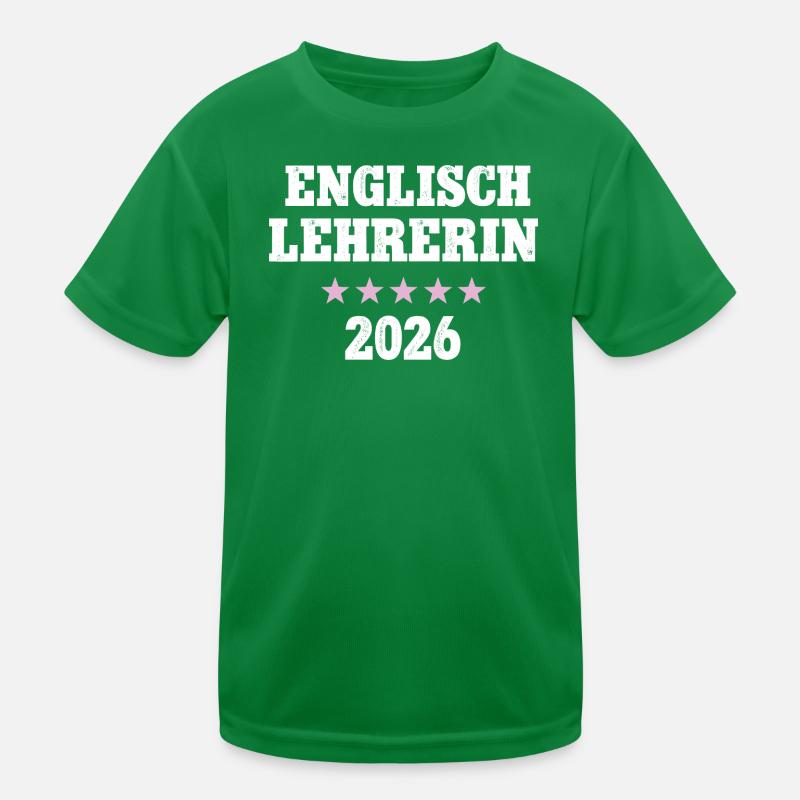 Programme de formation des enseignants d’anglais 2026 Professeur d’anglais T-shirt sport Enfant