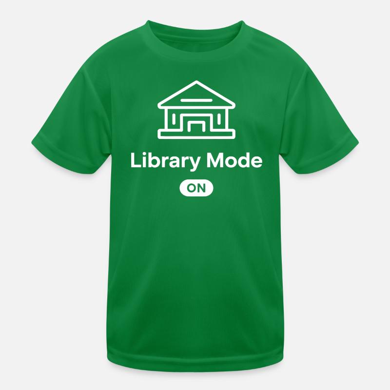 Library Mode On Read Kids Functional T-Shirt