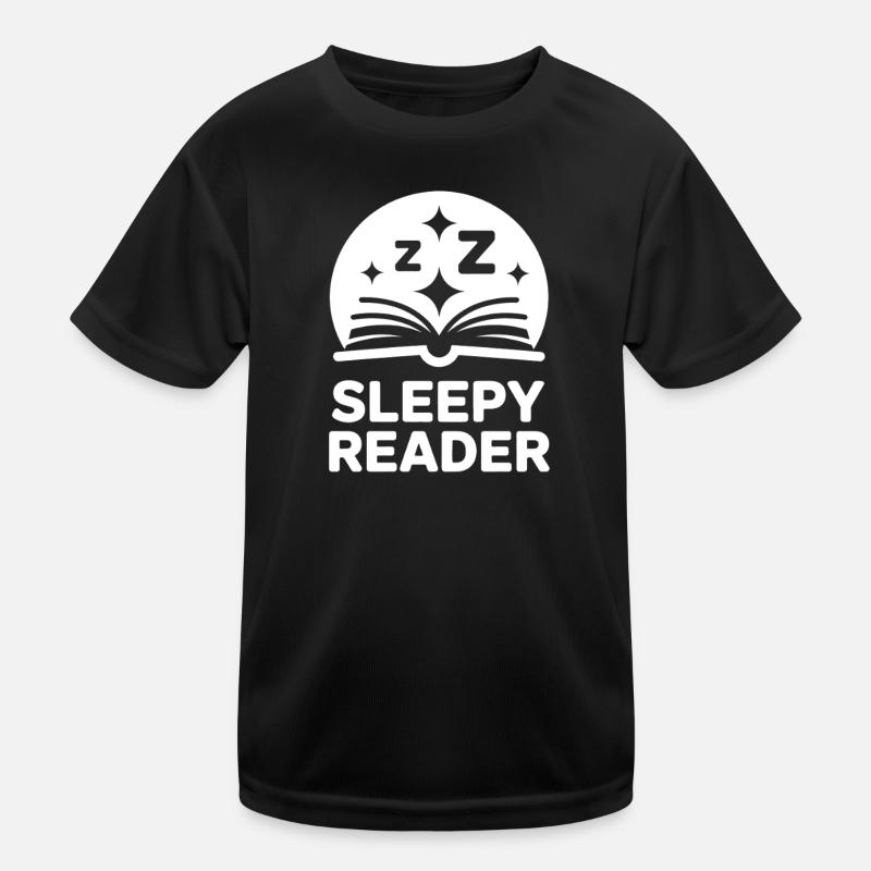 Sleepy Reader Lesen Kinder Funktions-T-Shirt