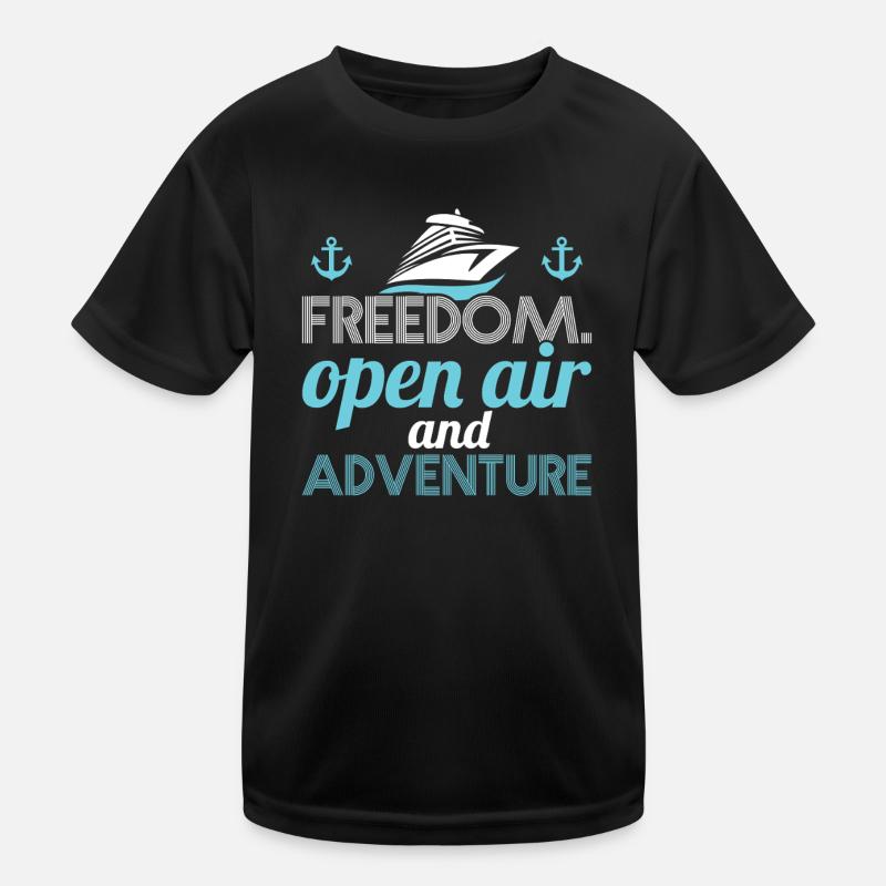 Freedom Open Air Abenteuer Kinder Funktions-T-Shirt