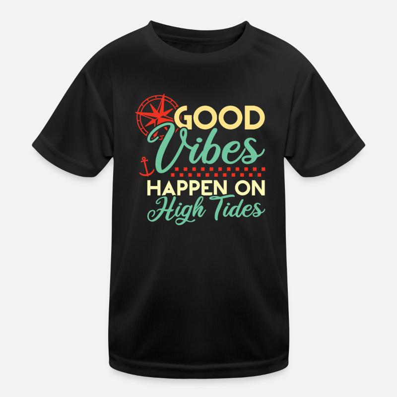 Bonnes vibrations à marée haute T-shirt sport Enfant
