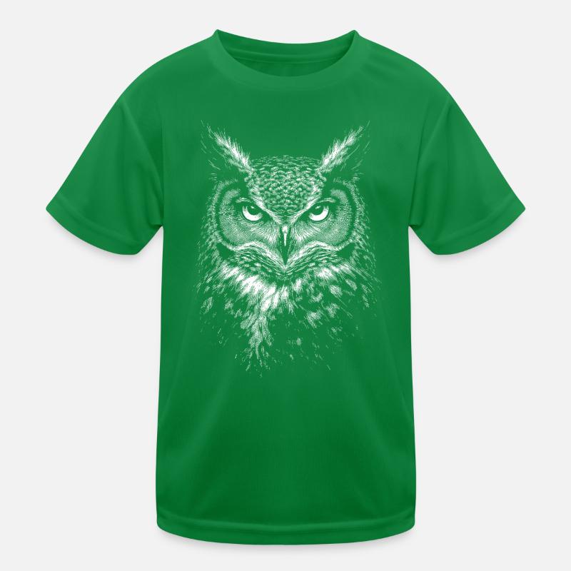 Eagle owl Kids Functional T-Shirt