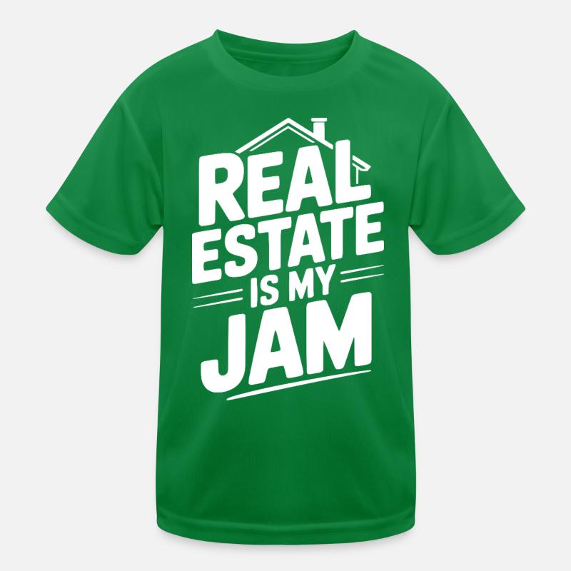 Immobilien sind mein Ding Kinder Funktions-T-Shirt