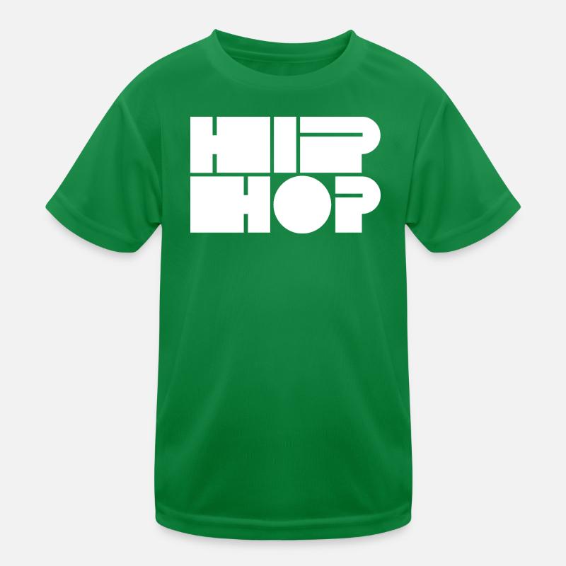 Hip-Hop-Blocktypografie Kinder Funktions-T-Shirt