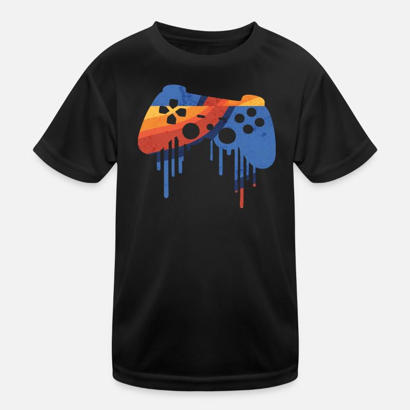 Gaming retro Kinder Funktions-T-Shirt