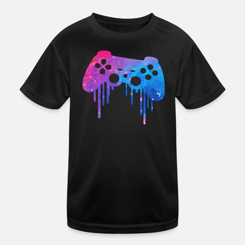 Gaming splash Kinder Funktions-T-Shirt