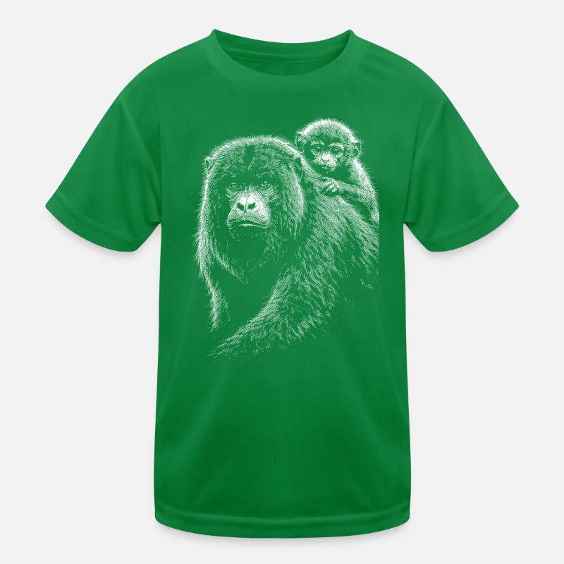 Howler monkey Kids Functional T-Shirt