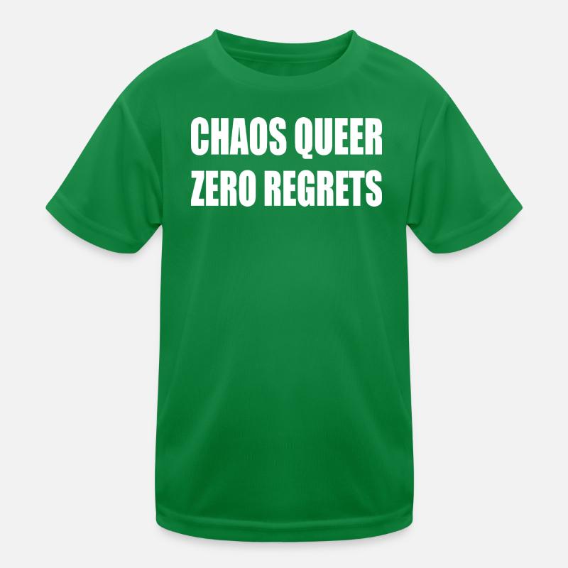 Chaos Queer Zero Reue Kinder Funktions-T-Shirt