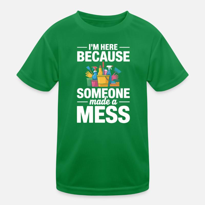 Proud Cleaning Team Gift Clean Work Kids Functional T-Shirt