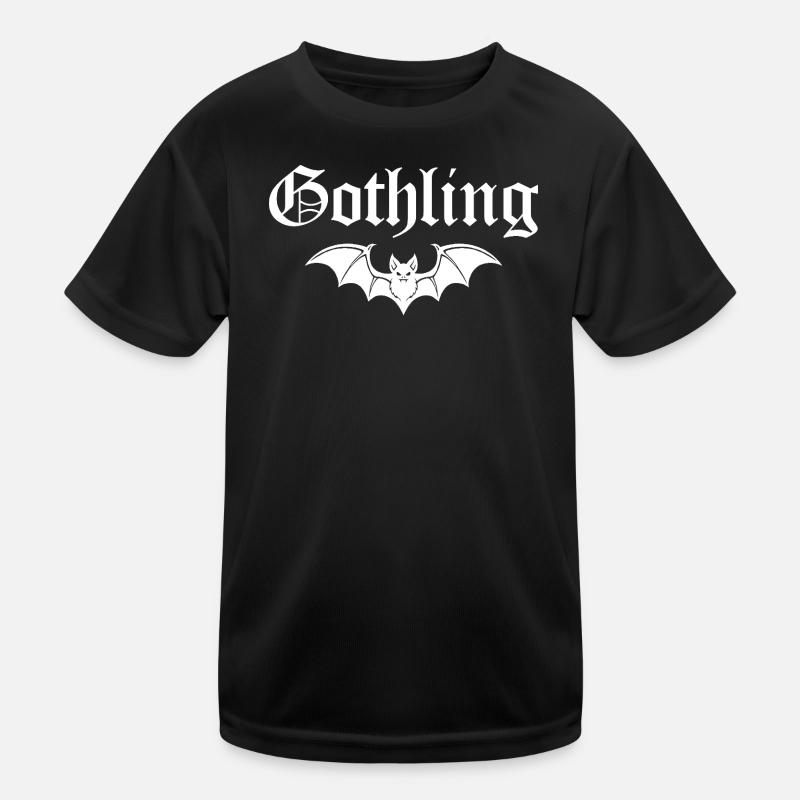 Gothling goth gothique bébé rock T-shirt sport Enfant