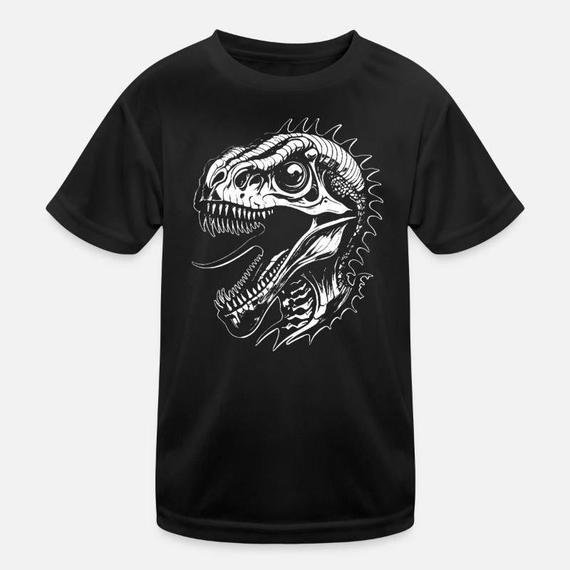 Dino - Kids Functional T-Shirt - black