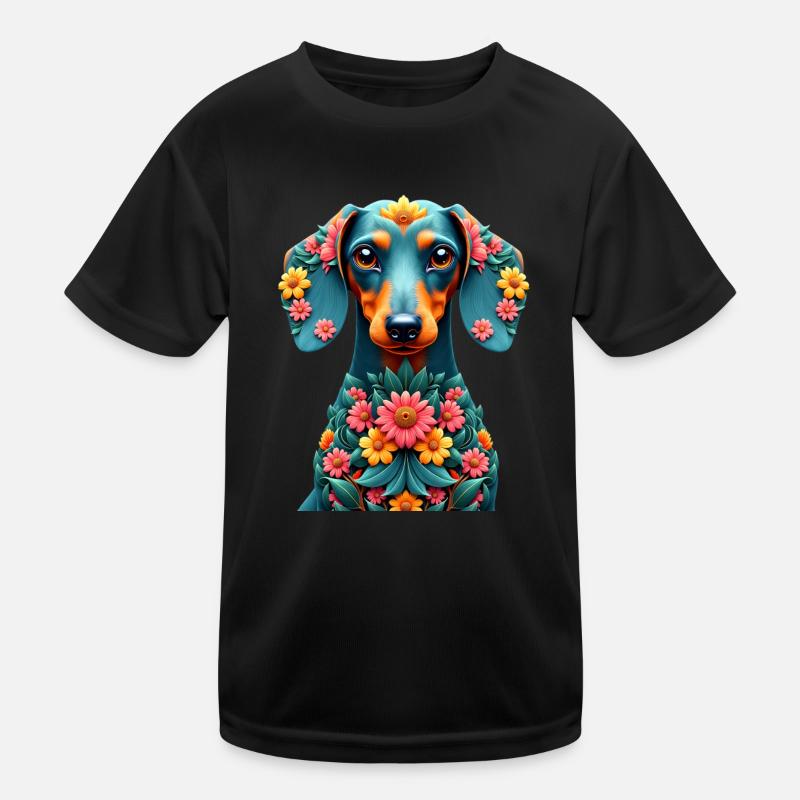 Dackel teckel teckel tekel T-shirt sport Enfant