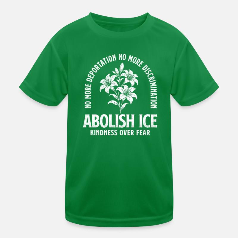 Abschaffen – Freundlichkeit statt Angst Einwanderungsrechte Kinder Funktions-T-Shirt