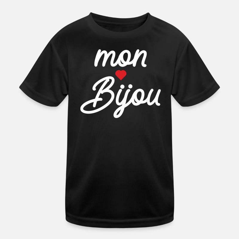 Mon Bijou Coeur Script T-shirt sport Enfant