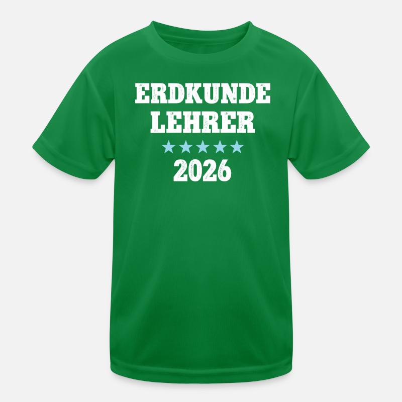 Erdkundelehrer 2026 Erdkunde Lehrer Geo Schule Kinder Funktions-T-Shirt