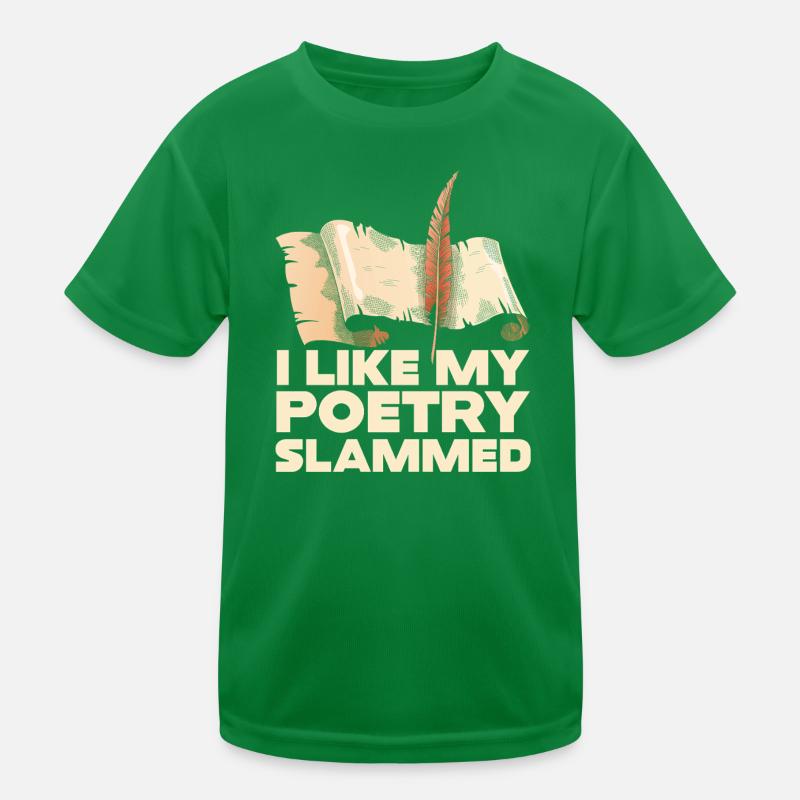 Poetry Slammed Quill Tee Kids Functional T-Shirt