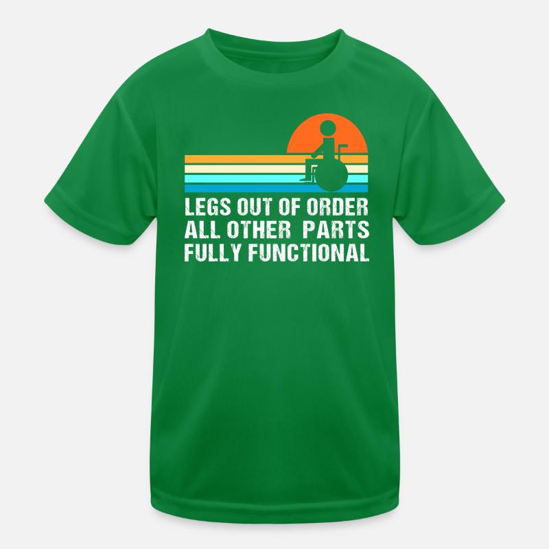 Rollstuhl Kinder Funktions-T-Shirt