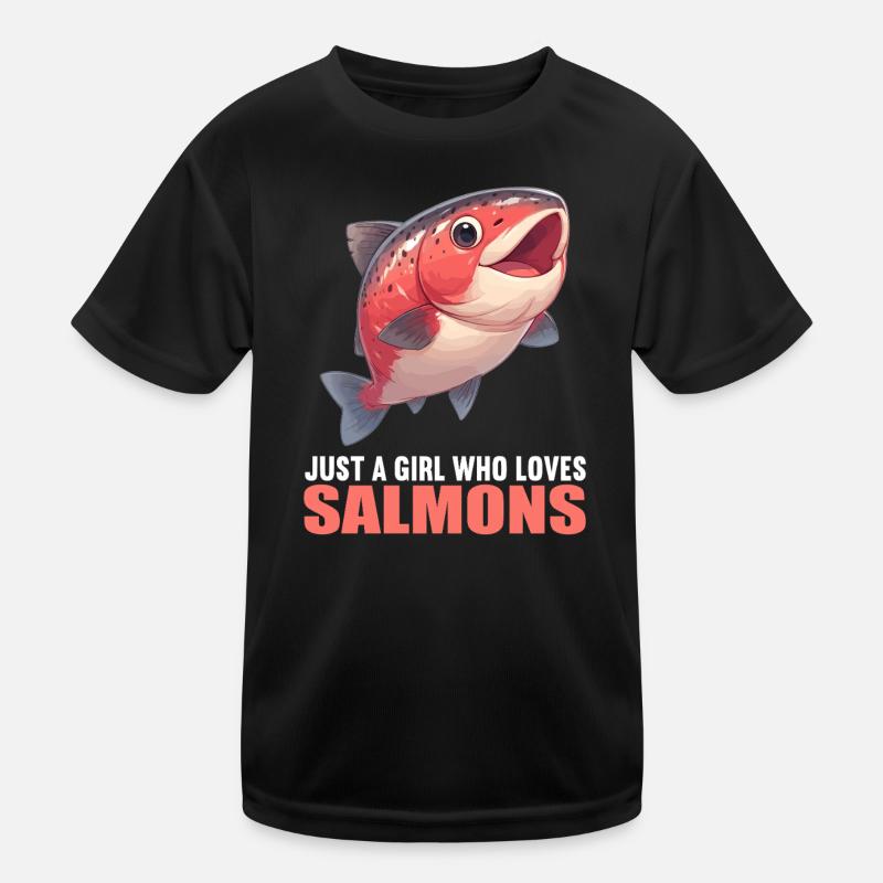 Salmon Salmon Kids Functional T-Shirt