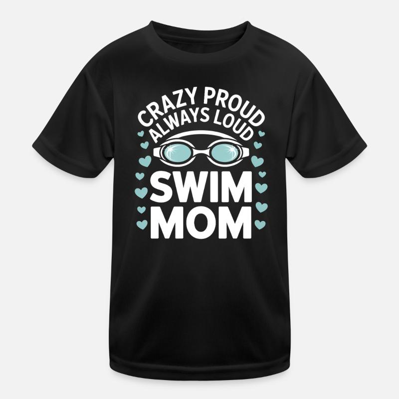 Schwimmen Sprüche Lustiges Schwimmen Geschenk Kinder Funktions-T-Shirt