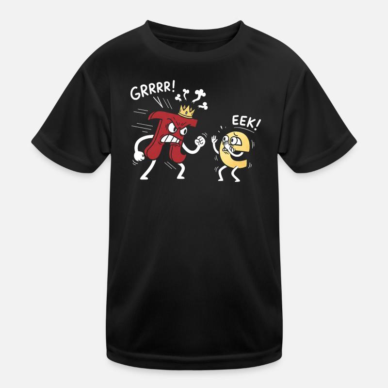 Mathematik Konstanten Pi bedroht e Comic Kinder Funktions-T-Shirt