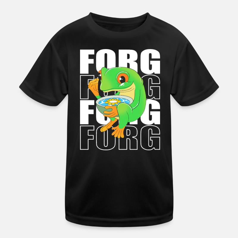 Frosch Laubfrosch Kinder Funktions-T-Shirt