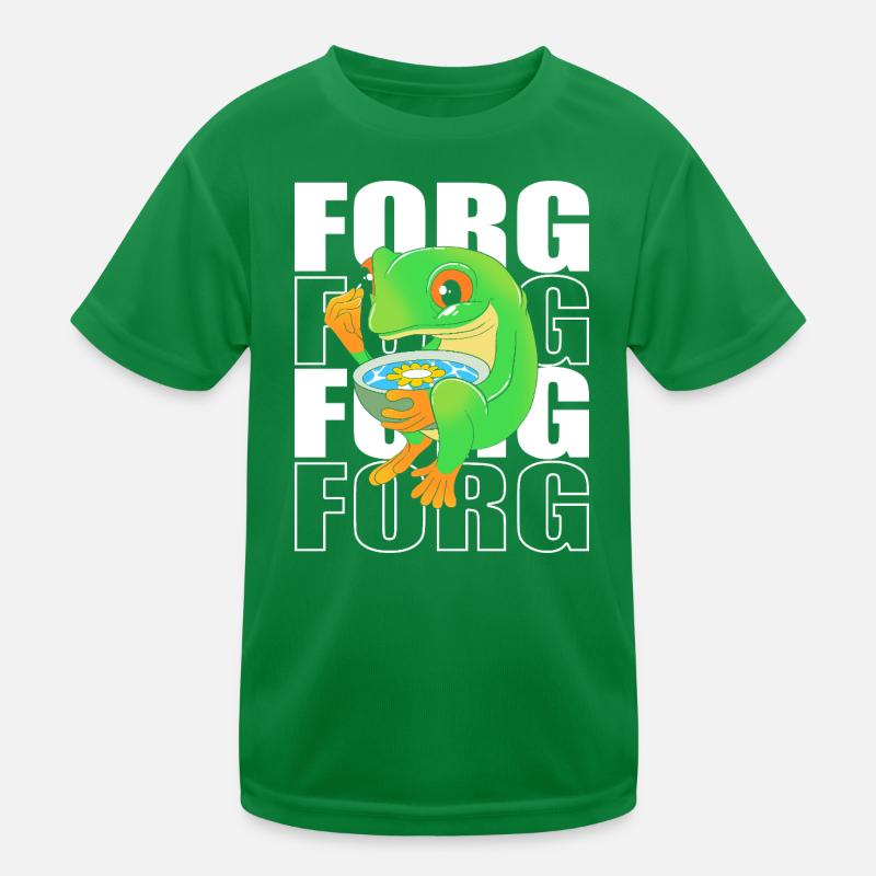 Frosch Laubfrosch Kinder Funktions-T-Shirt