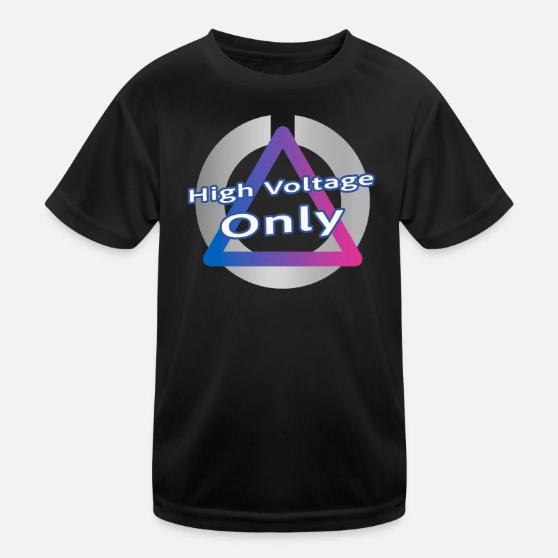 Electro Neon Kids Functional T-Shirt