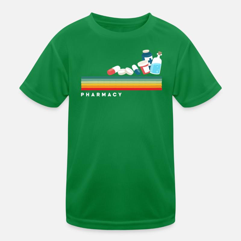 Retro-apotheker Pharmazietechniker Kinder Funktions-T-Shirt